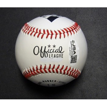 Mike Maddux Signed Official League Pro V2 Baseball JSA Authenticated