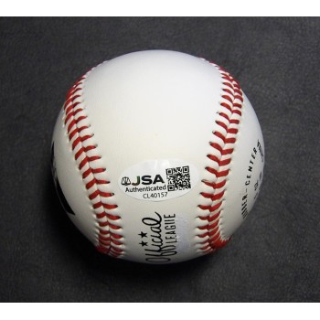 Mike Maddux Signed Official League Pro V2 Baseball JSA Authenticated