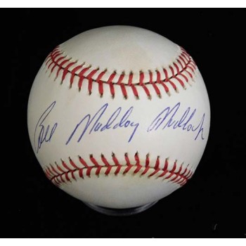 Bill Madlock Signed Official National League Baseball JSA Authenticated