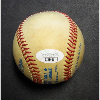 Mickey Mantle Signed Painted Rawlings American League Baseball JSA Authenticated
