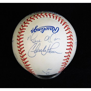 Florida Marlins 1997 World Series Team Signed Baseball by 15 JSA Authenticated