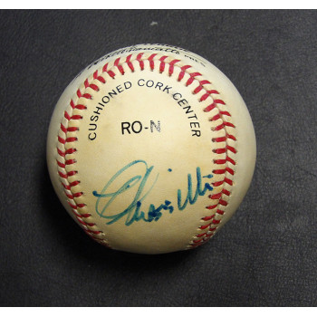 Lee Mazzilli Signed Rawlings National League Baseball JSA Authenticated Toned