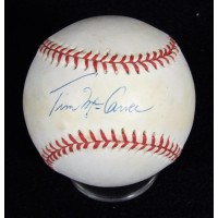 Tim McCarver Signed Official National League Baseball JSA Authenticated