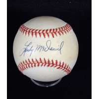 Lindy McDaniel Signed Official National League Baseball JSA Authenticated