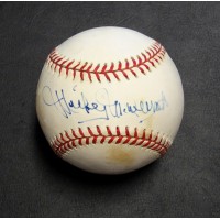 Mickey McDermott Signed Rawlings American League Baseball JSA Authenticated