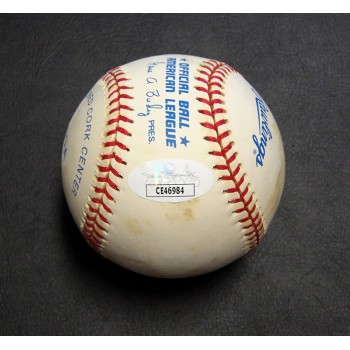 Mickey McDermott Signed Rawlings American League Baseball JSA Authenticated