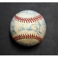 New York Mets 1985 Team Signed National League Baseball By 28 PSA Authenticated