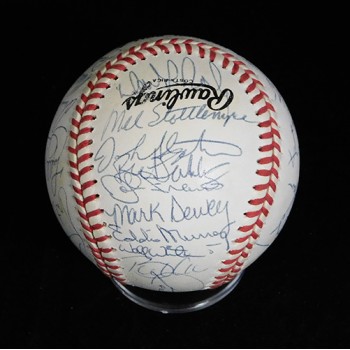 New York Mets 1992 Team Signed National League Baseball by 33 JSA Authenticated