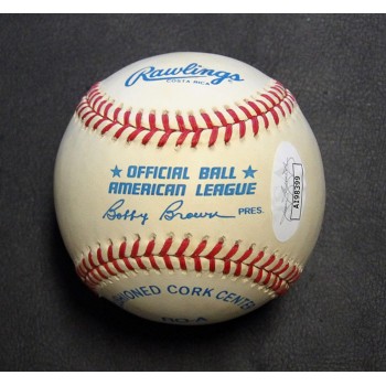 Mike Mussina Signed Official Rawlings American League Baseball JSA Authenticated