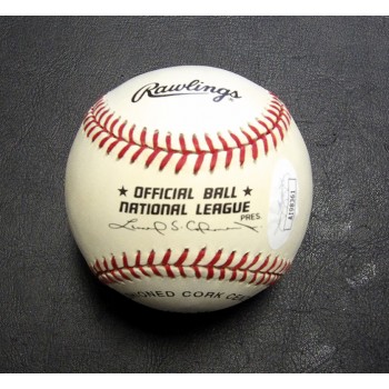 Don Newcombe Signed Official National League Baseball JSA Authenticated
