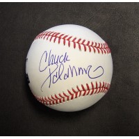 Chuck Palahniuk Novelist Signed MLB Major League Baseball JSA Authenticated