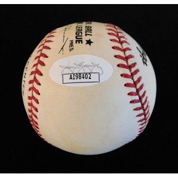 Albie Pearson Signed Official National League Baseball JSA Authenticated