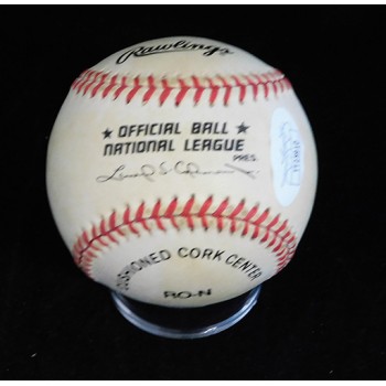 Gaylord Perry Signed MLB Official National League Baseball JSA Authenticated