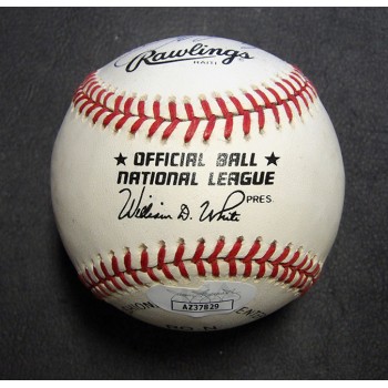 Gaylord Perry Signed MLB Official National League Baseball JSA Authenticated