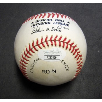 Gaylord Perry Signed MLB Official National League Baseball JSA Authenticated