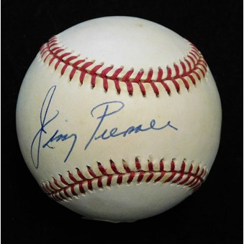 Jimmy Piersall Signed Official American League Baseball JSA Authenticated