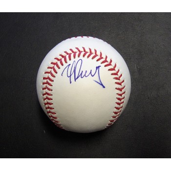 Yasiel Puig Signed Official Rawlings Major League Baseball JSA Authenticated