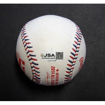 Yasiel Puig Signed Official Rawlings 2014 All-Star Baseball JSA Authenticated
