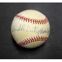 Ted Double Duty Radcliffe Signed Rawlings American League Baseball JSA Authentic