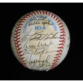 Texas Rangers 1993 Team Signed American League Baseball by 28 JSA Authenticated