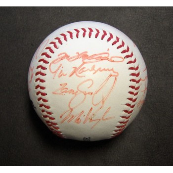 Boston Red Sox 1995 Team Signed Baseball by 18 JSA Authenticated Clemens Canseco