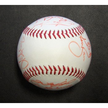 Boston Red Sox 1995 Team Signed Baseball by 18 JSA Authenticated Clemens Canseco
