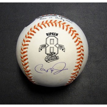 Cal Ripken Jr. Signed Rawlings Commemorative AL Baseball JSA Authenticated