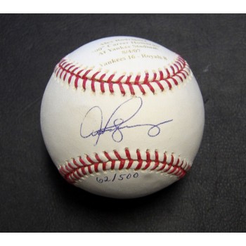 Alex Rodriguez Signed Official Rawlings Major League Stat Baseball JSA Authentic