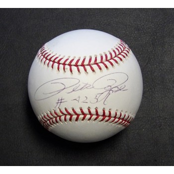 Pete Rose Signed Rawlings Official Major League MLB Baseball JSA Authenticated