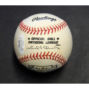Bill Russell Signed Official NLB Jackie Robinson 50th Baseball JSA Authenticated