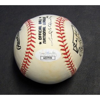 Bill Russell Signed Official NLB Jackie Robinson 50th Baseball JSA Authenticated