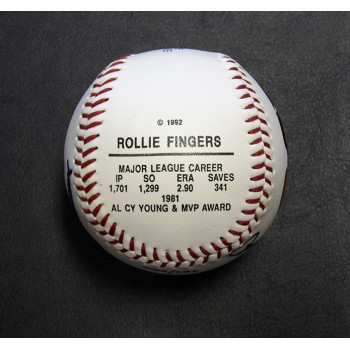 Tom Seaver Rollie Fingers Signed 1992 HOF Fotoball Baseball JSA Authentic /2300