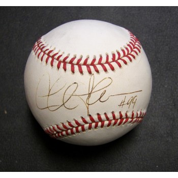 Charlie Sheen Actor Signed Rawlings Official American League Baseball JSA Authen