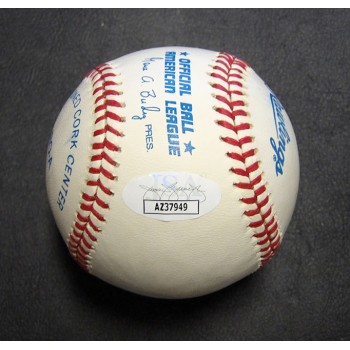Charlie Sheen Actor Signed Rawlings Official American League Baseball JSA Authen