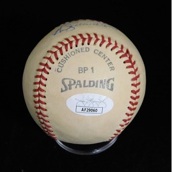 Ted Simmons St. Louis Cardinals Signed Spalding All Star Baseball JSA Authentic