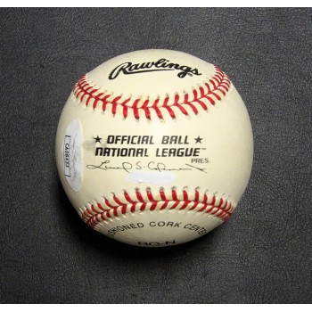 Ozzie Smith Signed Official National League Baseball JSA Authenticated