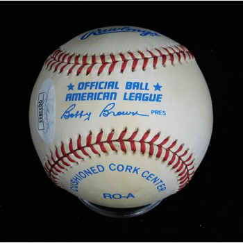 J.T. Snow Signed Official American League Baseball JSA Authenticated