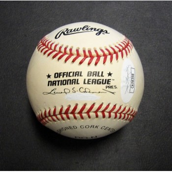 Darryl Strawberry Signed Rawlings National League Baseball JSA Authenticated