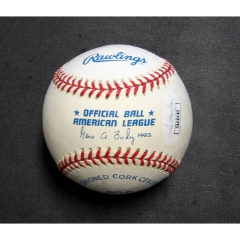 Mo Vaughn Signed Official American League Baseball JSA Authenticated