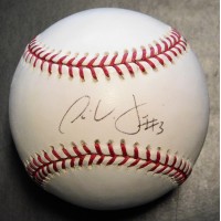 Jose Vidro Signed Major League Baseball In Black Pen MLB Authenticated