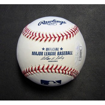 Brett Wallace Signed Official Rawlings Major League Baseball JSA Authenticated