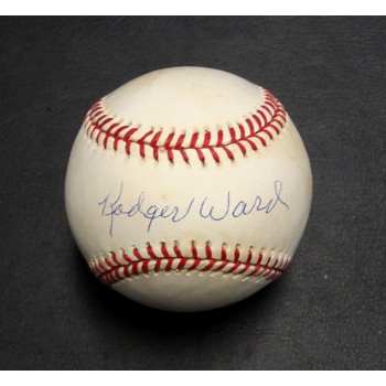 Roger Ward Racing Driver Signed Official American League Baseball JSA Authentic