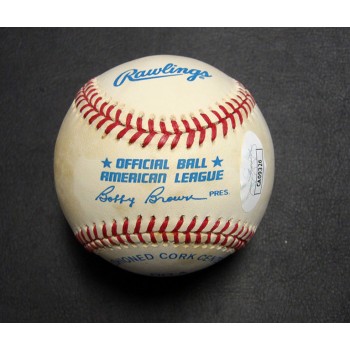 Roger Ward Racing Driver Signed Official American League Baseball JSA Authentic