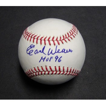 Earl Weaver Signed Rawlings Official Major League Baseball JSA Authenticated