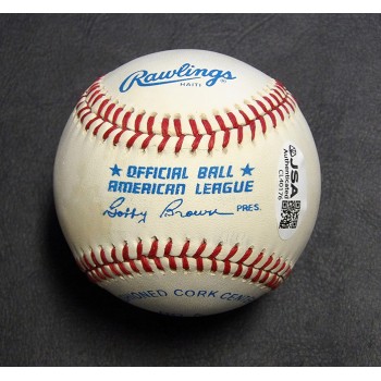 Walt Weiss Signed Official Rawlings American League Baseball JSA Authenticated