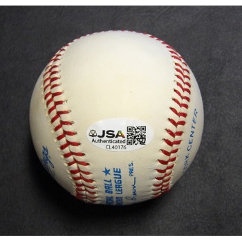 Walt Weiss Signed Official Rawlings American League Baseball JSA Authenticated