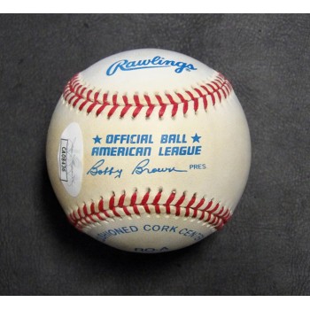 Hoyt Wilhelm Signed Official American League Baseball JSA Authenticated HOF 85