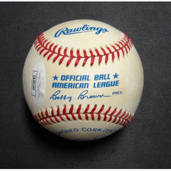Hoyt Wilhelm Signed Official American League Baseball JSA Authenticated