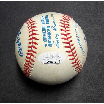 Hoyt Wilhelm Signed Official American League Baseball JSA Authenticated