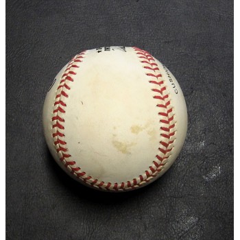 Maury Wills Signed Official National League Baseball JSA Authenticated Toned